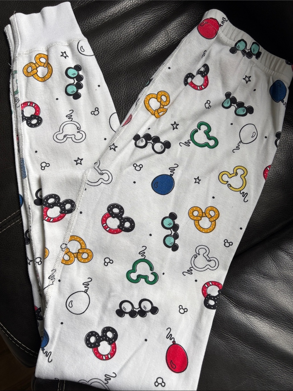 Hanna Andersson organic Pajama Pants with Multicolor Mickey Print